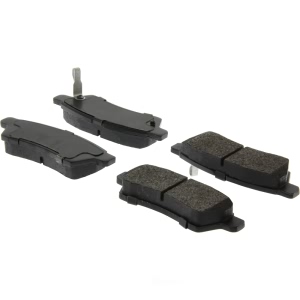 Centric Posi Quiet™ Extended Wear Semi-Metallic Rear Disc Brake Pads for 2007 Nissan Xterra - 106.11000