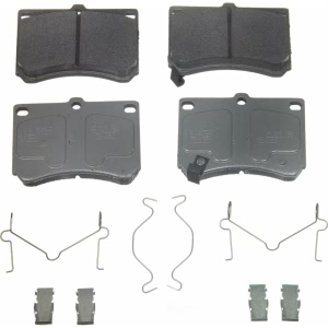 Wagner ThermoQuiet Semi-Metallic Disc Brake Pad Set for 2000 Ford Escort - MX473