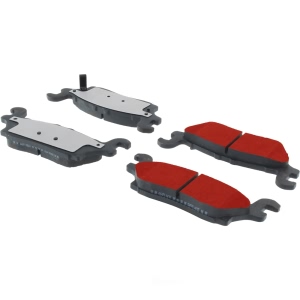 Centric Posi Quiet Pro™ Semi-Metallic Rear Disc Brake Pads for 2010 Hummer H3T - 500.11200