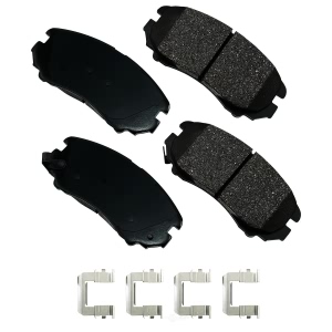 Akebono Pro-ACT™ Ultra-Premium Ceramic Front Disc Brake Pads for 2013 Chevrolet Malibu - ACT924A