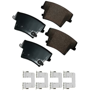 Akebono Pro-ACT™ Ultra-Premium Ceramic Rear Disc Brake Pads for 2005 Dodge Magnum - ACT1057A