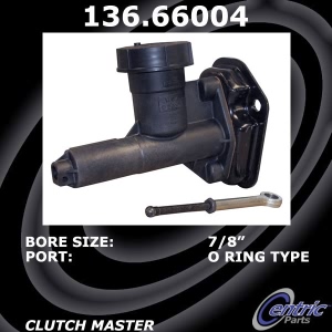 Centric Premium Clutch Master Cylinder for Chevrolet P20 - 136.66004