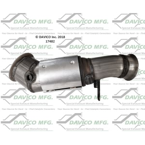 Davico Direct Fit Catalytic Converter for 2011 BMW 335i xDrive - 17482