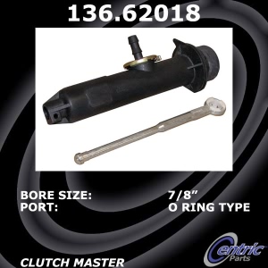 Centric Premium Clutch Master Cylinder for 1989 Oldsmobile Cutlass Ciera - 136.62018