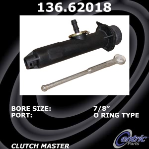 Centric Premium Clutch Master Cylinder for 1990 Oldsmobile Cutlass Supreme - 136.62018