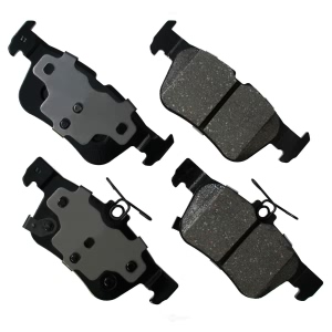 Akebono Pro-ACT™ Ultra-Premium Ceramic Rear Disc Brake Pads for 2017 Lincoln MKC - ACT1665