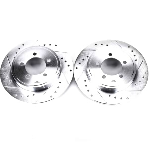 Power Stop PowerStop Evolution Performance Drilled, Slotted& Plated Brake Rotor Pair for 2004 Ford Explorer - AR8587XPR