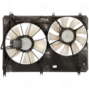 Four Seasons Dual Radiator And Condenser Fan Assembly for 2006 Mitsubishi Endeavor - 76196