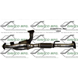 Davico Direct Fit Catalytic Converter and Pipe Assembly for 2001 Nissan Maxima - 13022