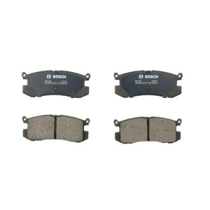 Bosch QuietCast™ Premium Organic Rear Disc Brake Pads for 1990 Ford Probe - BP400