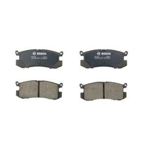 Bosch QuietCast™ Premium Organic Rear Disc Brake Pads for 1992 Ford Probe - BP400