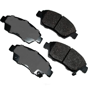 Akebono Pro-ACT™ Ultra-Premium Ceramic Front Disc Brake Pads for 2007 Honda Fit - ACT621