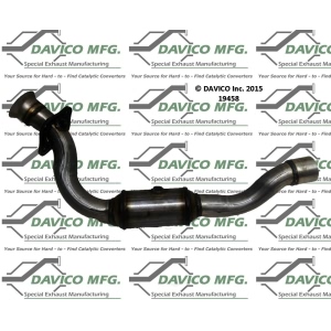 Davico Direct Fit Catalytic Converter and Pipe Assembly for 2011 Ford F-350 Super Duty - 19458