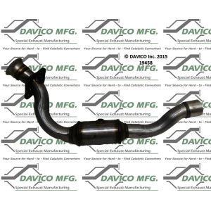 Davico Direct Fit Catalytic Converter and Pipe Assembly for 2012 Ford F-250 Super Duty - 19458