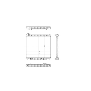 TYC Engine Coolant Radiator for 2002 Ford Excursion - 2170