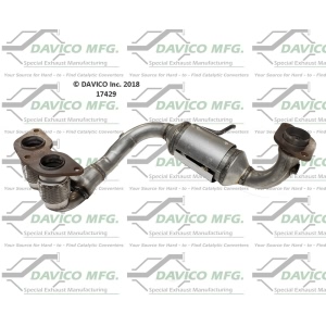 Davico Direct Fit Catalytic Converter and Pipe Assembly for 2001 Toyota MR2 Spyder - 17429