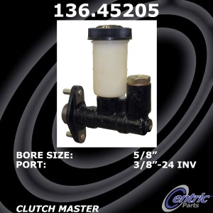 Centric Premium Clutch Master Cylinder for Mazda B2000 - 136.45205
