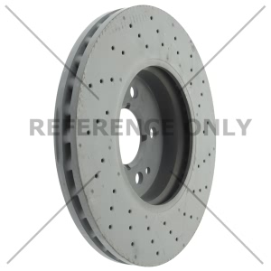Centric Premium™ OE Style Drilled Brake Rotor for 2017 Mercedes-Benz B250e - 128.35166