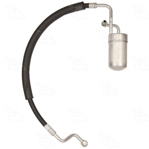 Four Seasons A C Accumulator With Hose Assembly for 1987 Lincoln Mark VII - 55612