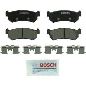 Bosch QuietCast™ Premium Organic Rear Disc Brake Pads for 2005 Suzuki Reno - BP1036