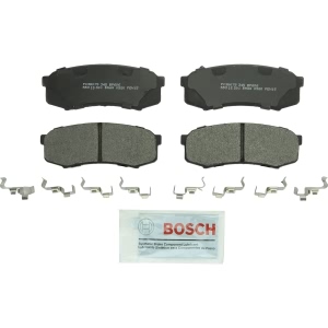 Bosch QuietCast™ Premium Organic Rear Disc Brake Pads for 1995 Toyota Land Cruiser - BP606