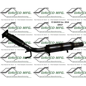Davico Direct Fit Catalytic Converter and Pipe Assembly for 2014 Volkswagen Jetta - 18427
