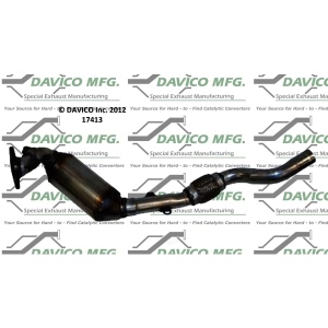 Davico Direct Fit Catalytic Converter and Pipe Assembly for 2004 Land Rover Freelander - 17413