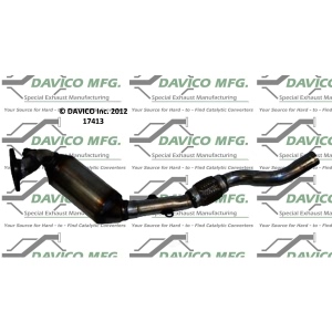 Davico Direct Fit Catalytic Converter and Pipe Assembly for 2002 Land Rover Freelander - 17413