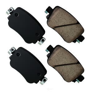 Akebono Euro™ Ultra-Premium Ceramic Brake Pads for 2015 Volkswagen Golf SportWagen - EUR1779