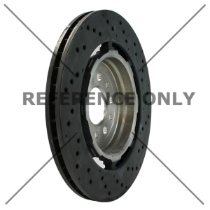 Centric Premium™ OE Style Drilled Brake Rotor for 2017 Alfa Romeo Giulia - 128.02013