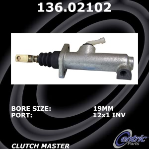Centric Premium Clutch Master Cylinder for Alfa Romeo Milano - 136.02102