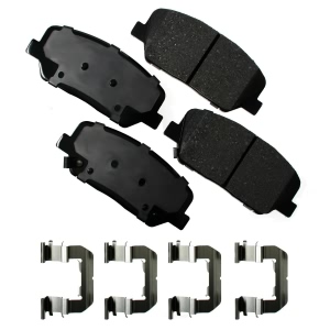 Akebono Pro-ACT™ Ultra-Premium Ceramic Front Disc Brake Pads for 2012 Kia Optima - ACT1413