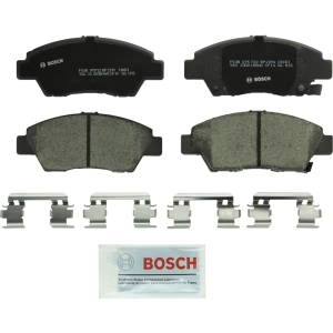 Bosch QuietCast™ Premium Organic Front Disc Brake Pads for 2015 Honda CR-Z - BP1394