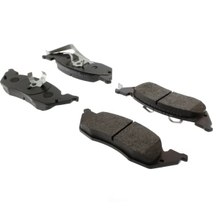 Centric Posi Quiet™ Extended Wear Semi-Metallic Front Disc Brake Pads for 1996 Dodge Dakota - 106.05290