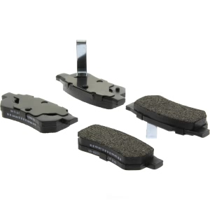 Centric Posi Quiet™ Extended Wear Semi-Metallic Front Disc Brake Pads for 2012 Honda Fit - 106.03740
