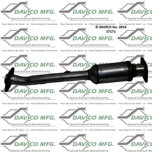 Davico Direct Fit Catalytic Converter and Pipe Assembly for 2011 Suzuki Equator - 17171