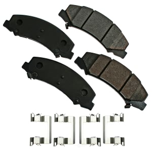 Akebono Proact Ultra Premium™ Ceramic Disc Brake Pad Kit for 2010 Cadillac DTS - ACT1159