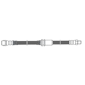 Centric Front Brake Hose for 2013 Mercedes-Benz C300 - 150.35034