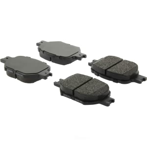 Centric Posi Quiet™ Extended Wear Semi-Metallic Front Disc Brake Pads for 2004 Toyota Celica - 106.08170