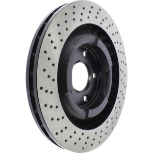 Centric SportStop Drilled 1-Piece Front Brake Rotor for 2009 Chevrolet Corvette - 128.62102