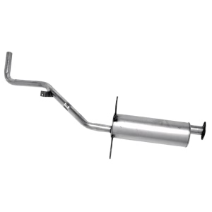 Walker Quiet Flow Stainless Steel Round Aluminized Exhaust Muffler And Pipe Assembly for 1993 Nissan D21 - 55020