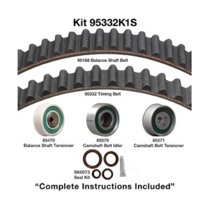 Dayco Timing Belt Kit for 2006 Mitsubishi Eclipse - 95332K1S