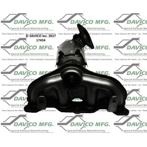 Davico Exhaust Manifold with Integrated Catalytic Converter for 2009 Hyundai Sonata - 17454