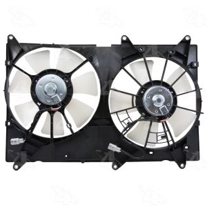 Four Seasons Dual Radiator And Condenser Fan Assembly for 2007 Toyota Highlander - 76223