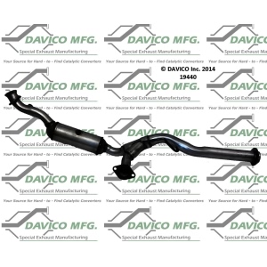 Davico Direct Fit Catalytic Converter and Pipe Assembly for 2008 Ford Ranger - 19440