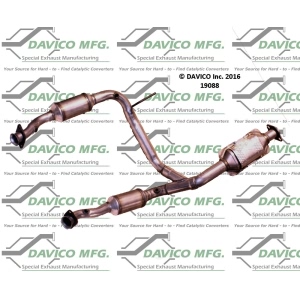 Davico Direct Fit Catalytic Converter and Pipe Assembly for 2002 Ford Explorer - 19088