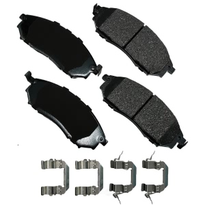 Akebono Pro-ACT™ Ultra-Premium Ceramic Front Disc Brake Pads for 2014 Nissan Murano - ACT888A