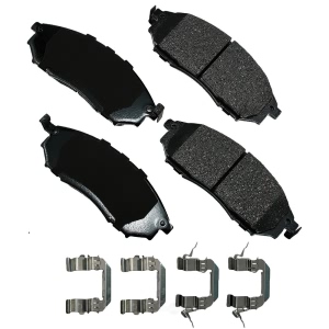Akebono Pro-ACT™ Ultra-Premium Ceramic Front Disc Brake Pads for 2014 Infiniti QX70 - ACT888A