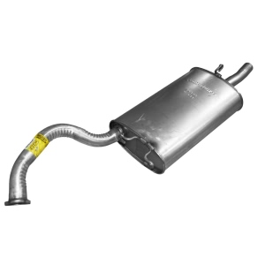 Walker Quiet Flow Stainless Steel Oval Aluminized Exhaust Muffler And Pipe Assembly for 2002 Chrysler Sebring - 54322