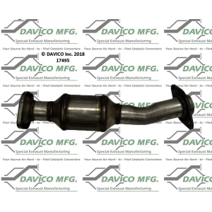 Davico Direct Fit Catalytic Converter for 2012 Toyota Sienna - 17495
